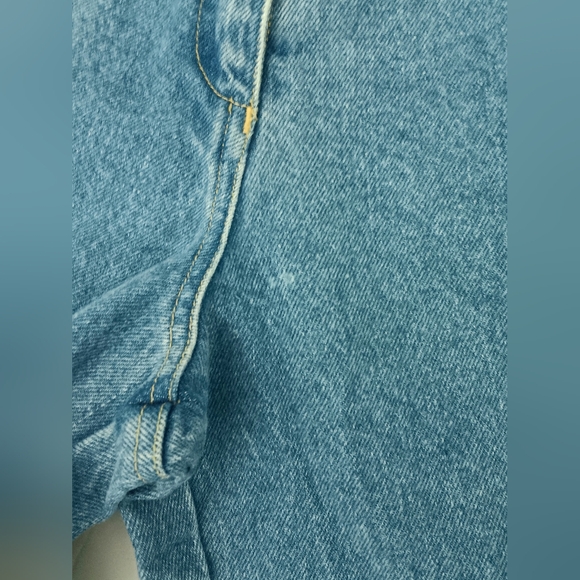 Mondi Vtg Gold Embroidered Blue Denim Jacket & Jeans Set Waist 24" Pre-owned - Picture 12 of 16